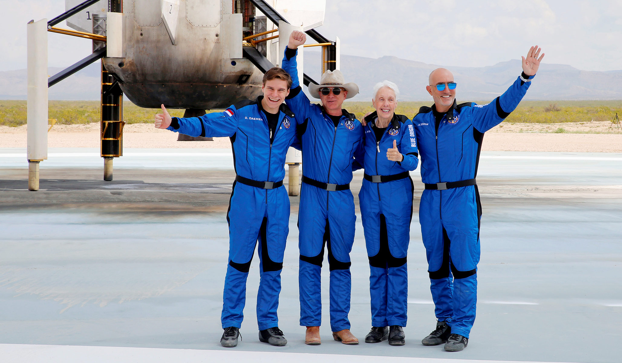 Jeff Bezos Space Suit Cowboy Hat