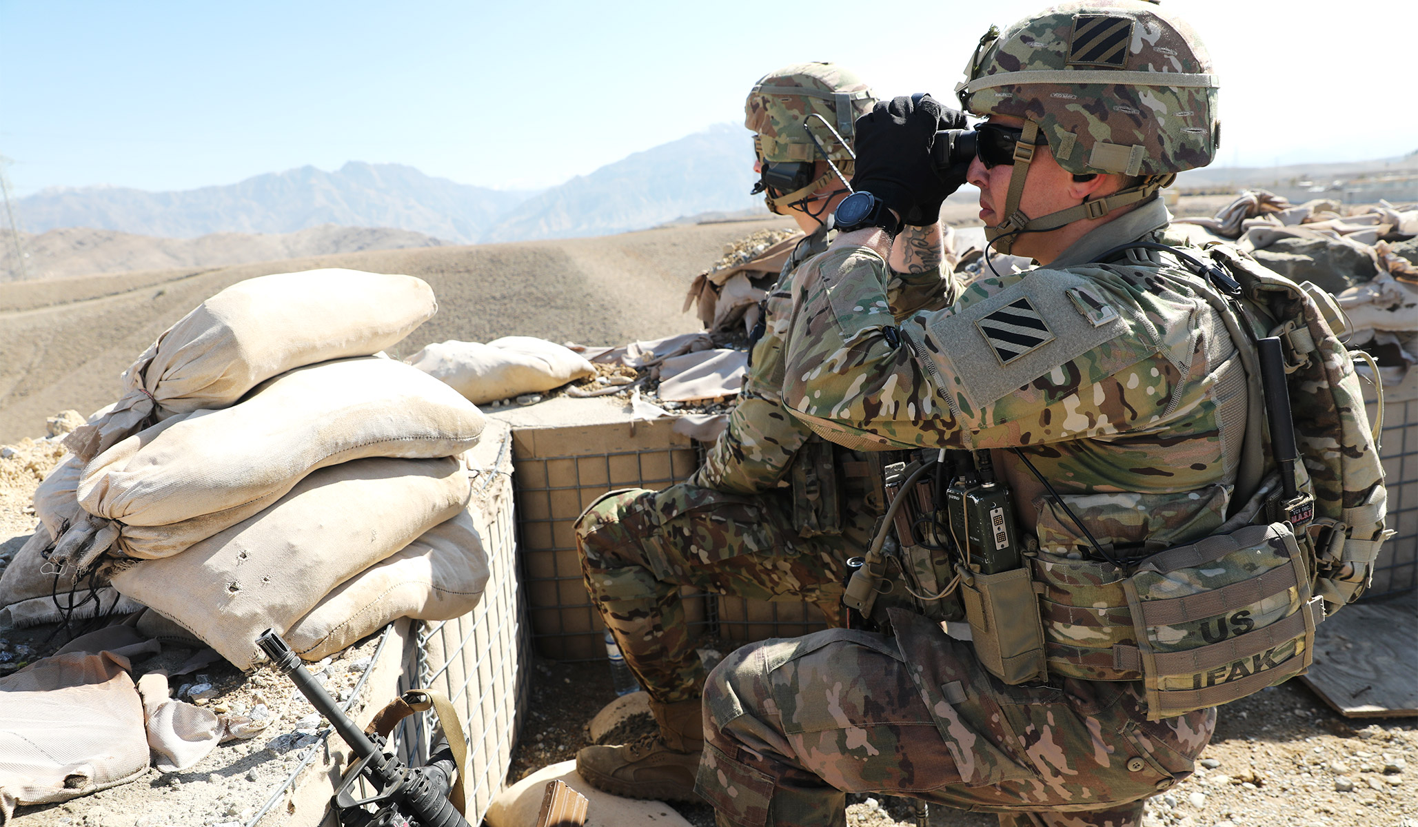 Американские солдаты в Афганистане 2001