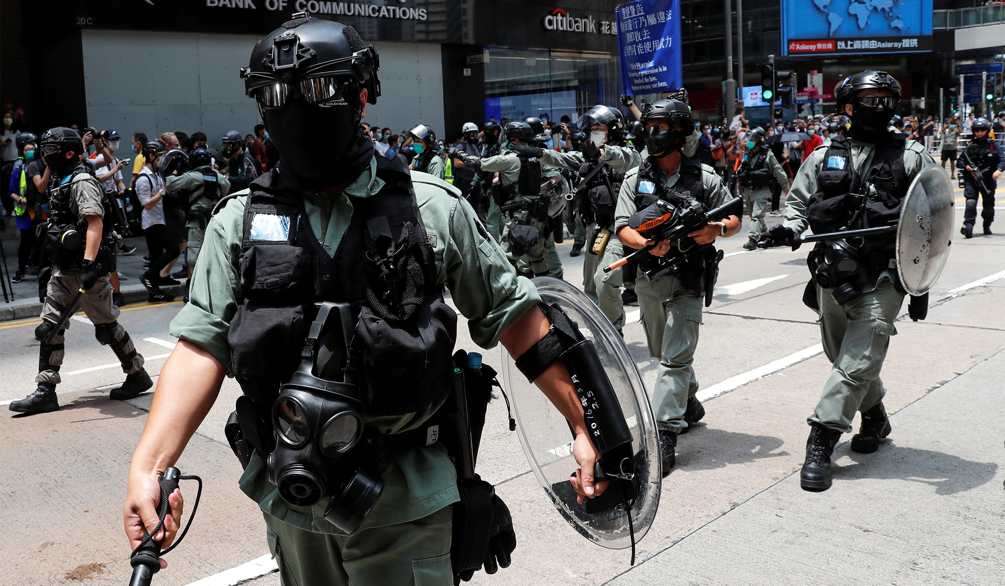 Hong Kong Protests Hundreds Arrested In Protests As Riot Police Take Zero Tolerance Approach National Review