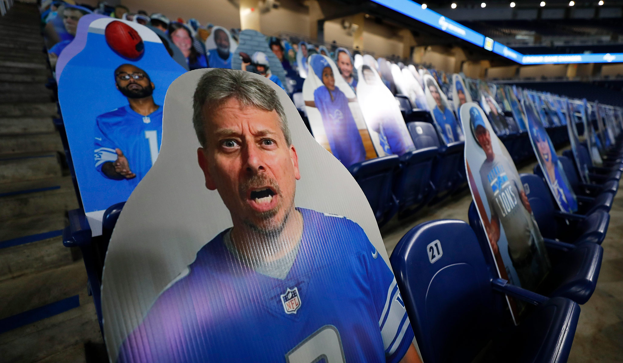 Denver Broncos use 'South Park' cutouts to fill stadium against Bucs