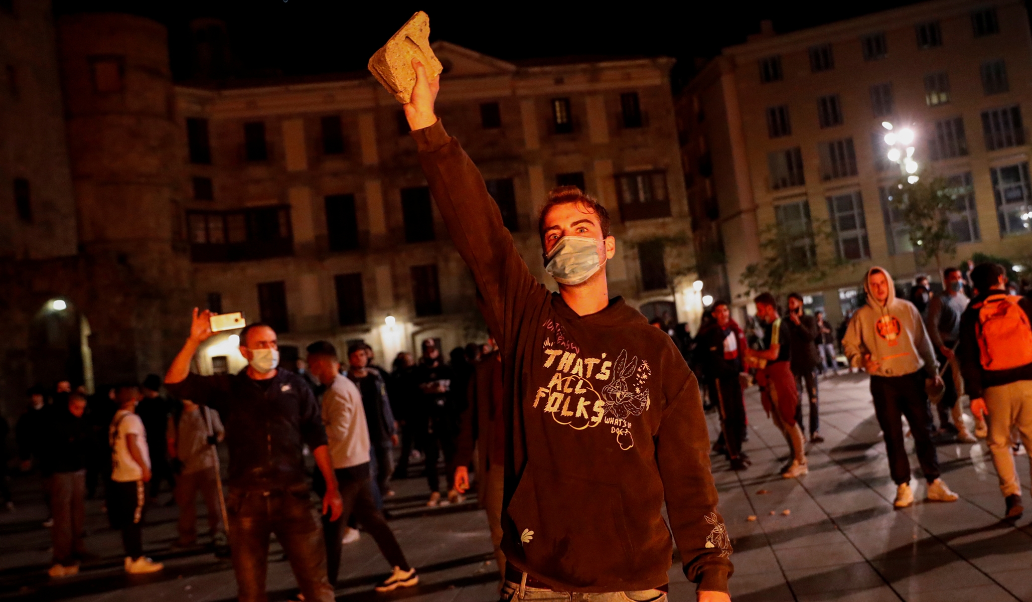 Spain & Cornavirus Lockdown Protests Spread Across Country National