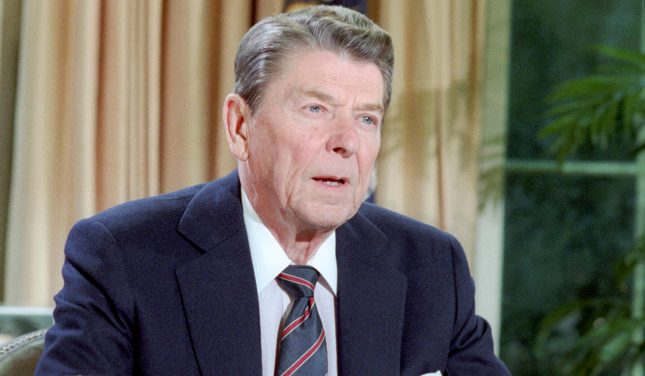 Ronald Reagan S 1986 Challenger Speech Window Into Presidential   Ronald Reagan Challenger Speech 