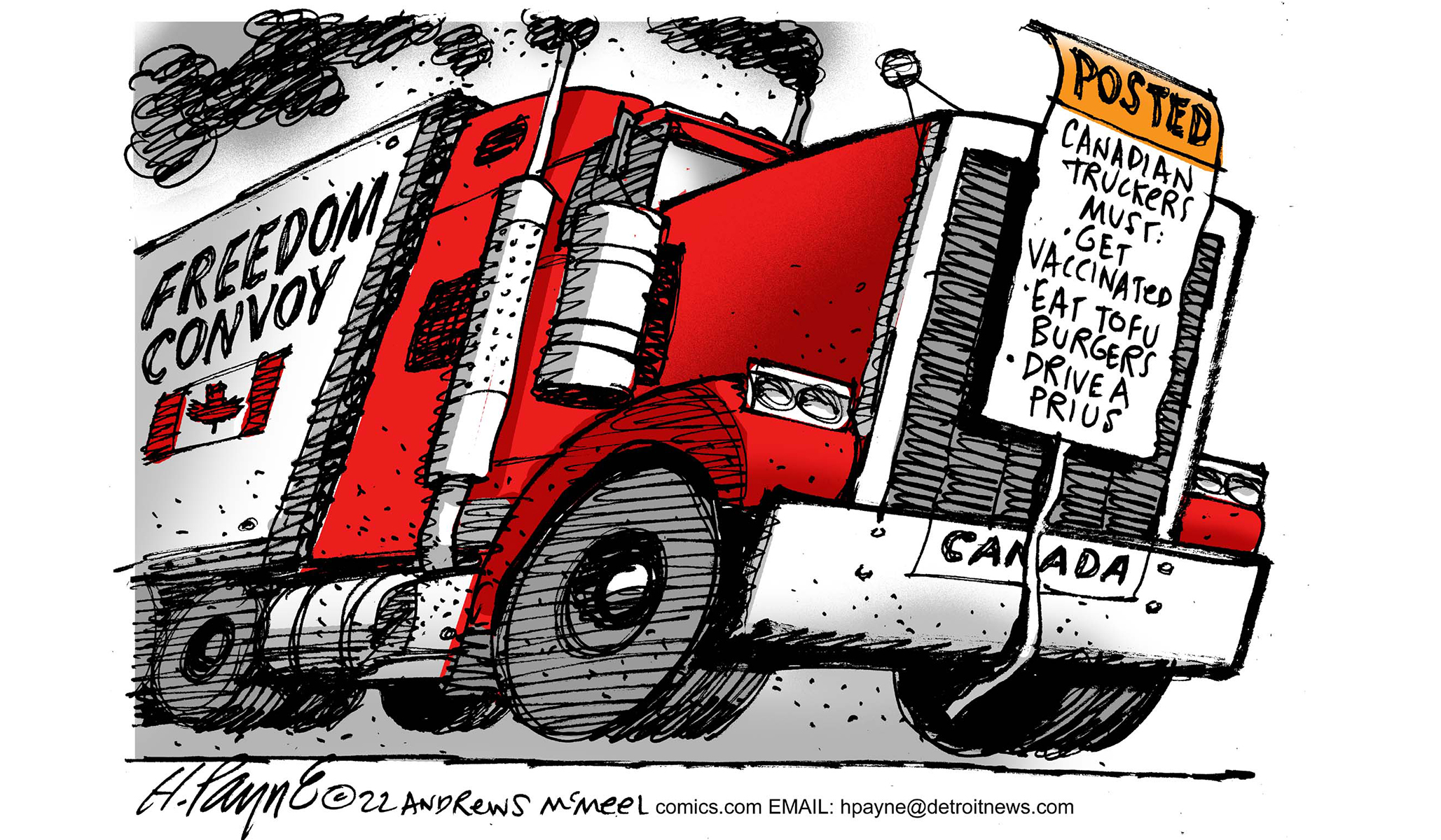 convoy truck cartoon