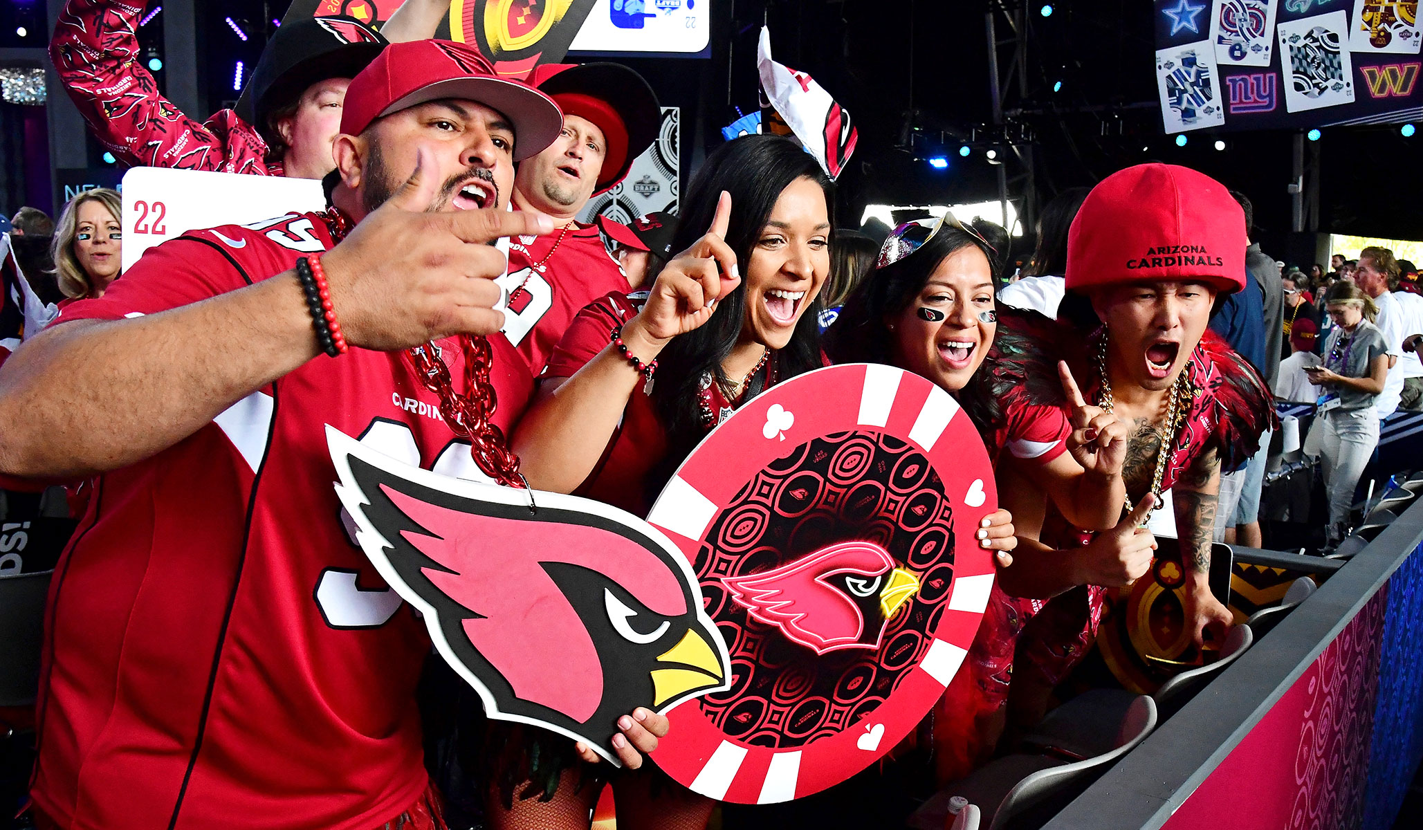 Arizona Cardinals Fans Attend NFL Draft Pick Watch Party