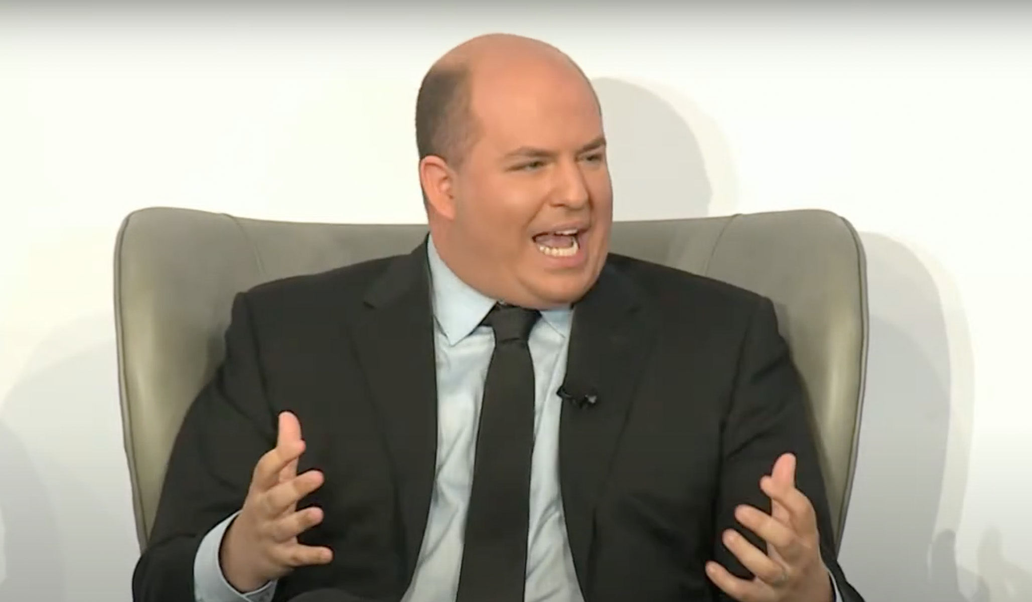 Brian Stelter Exposed by College Freshman during 'Disinformation