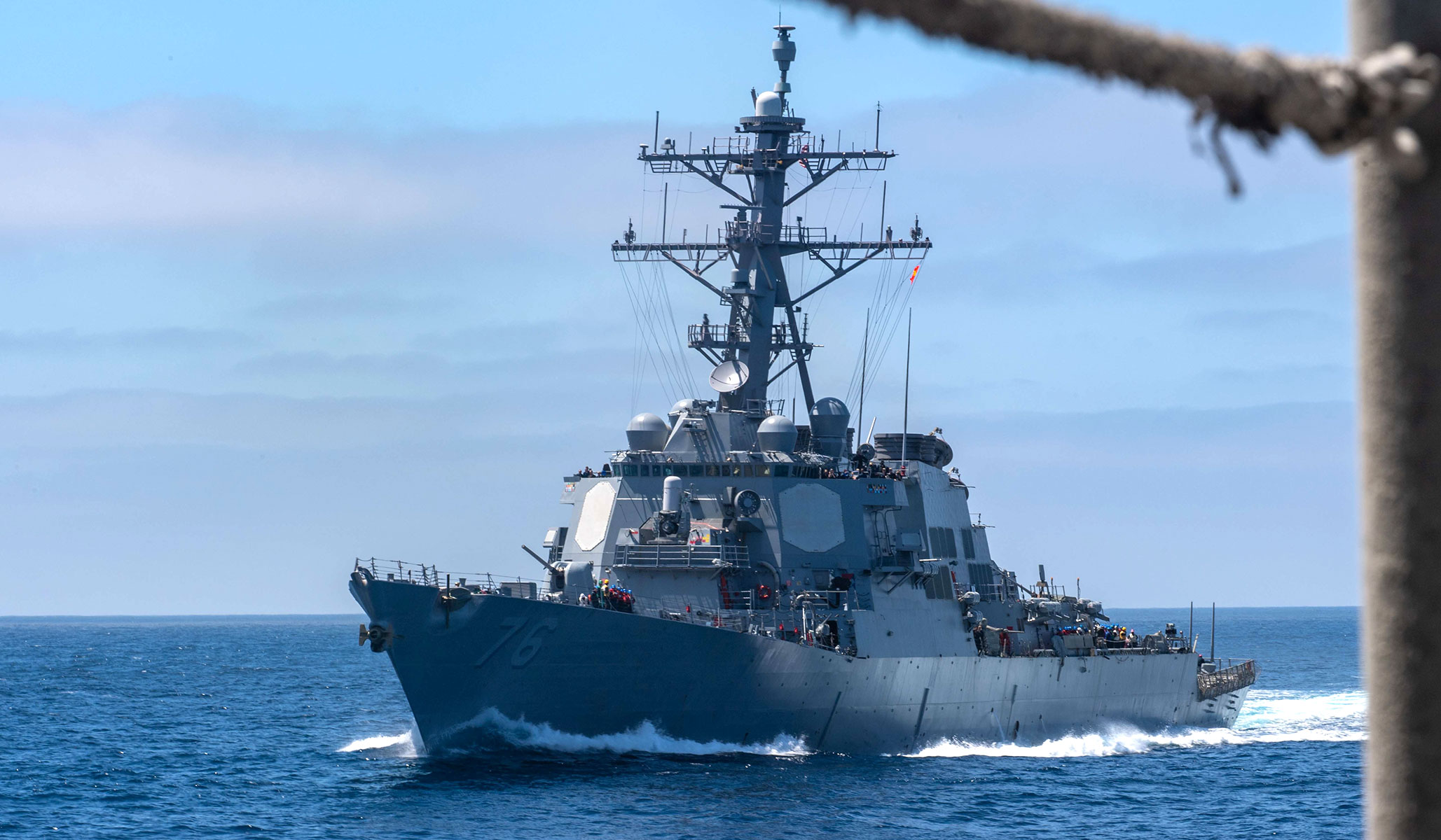 USS Higgins Transits the Taiwan Strait | National Review