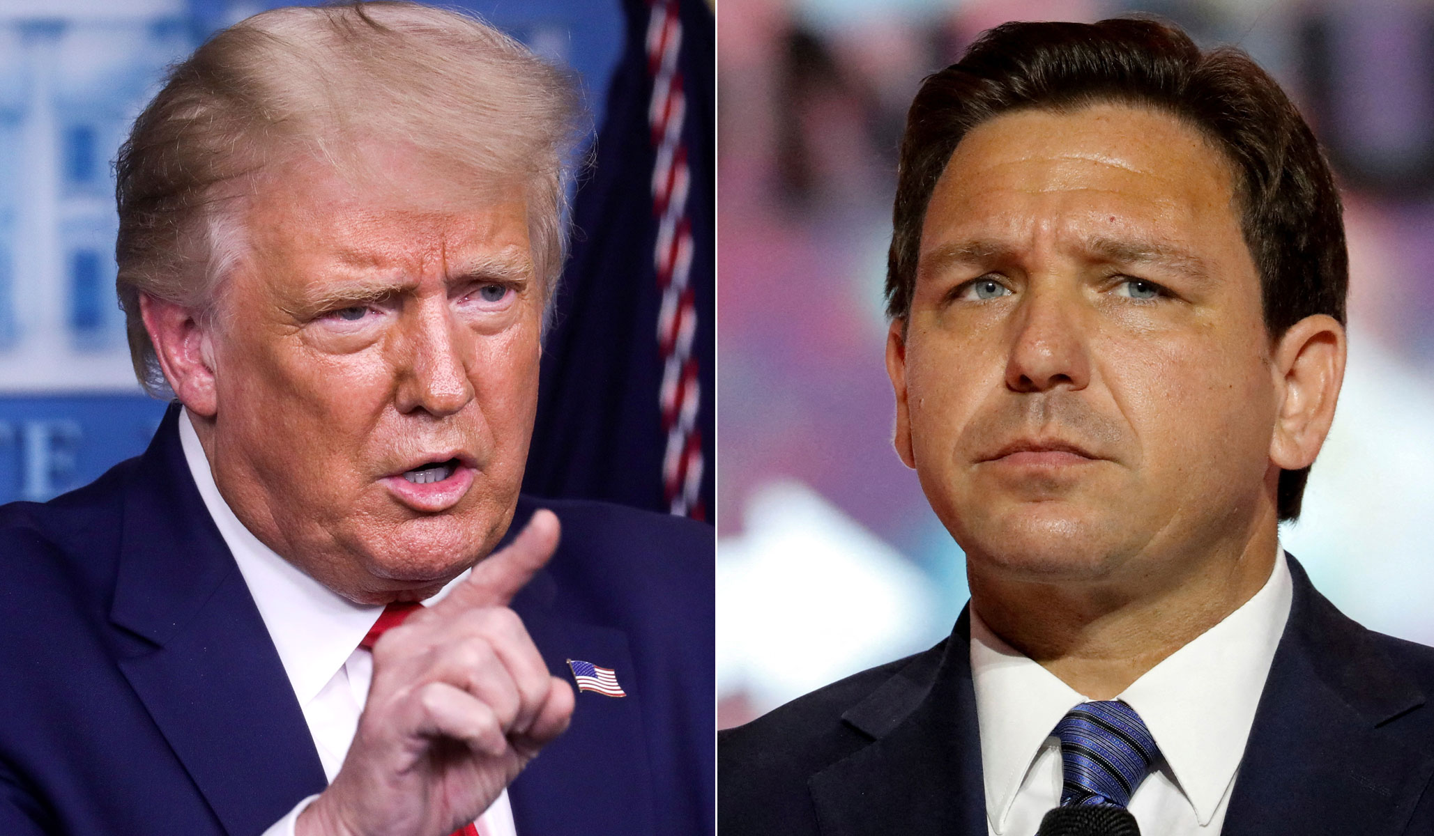 Donald Trump Ramps Up Attack on 'RINO GLOBALIST' Ron DeSantis ...