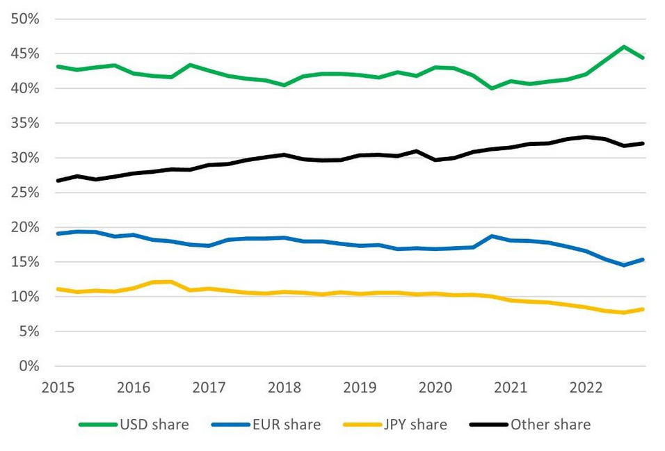 Currency Denomination of Global Debt Securities