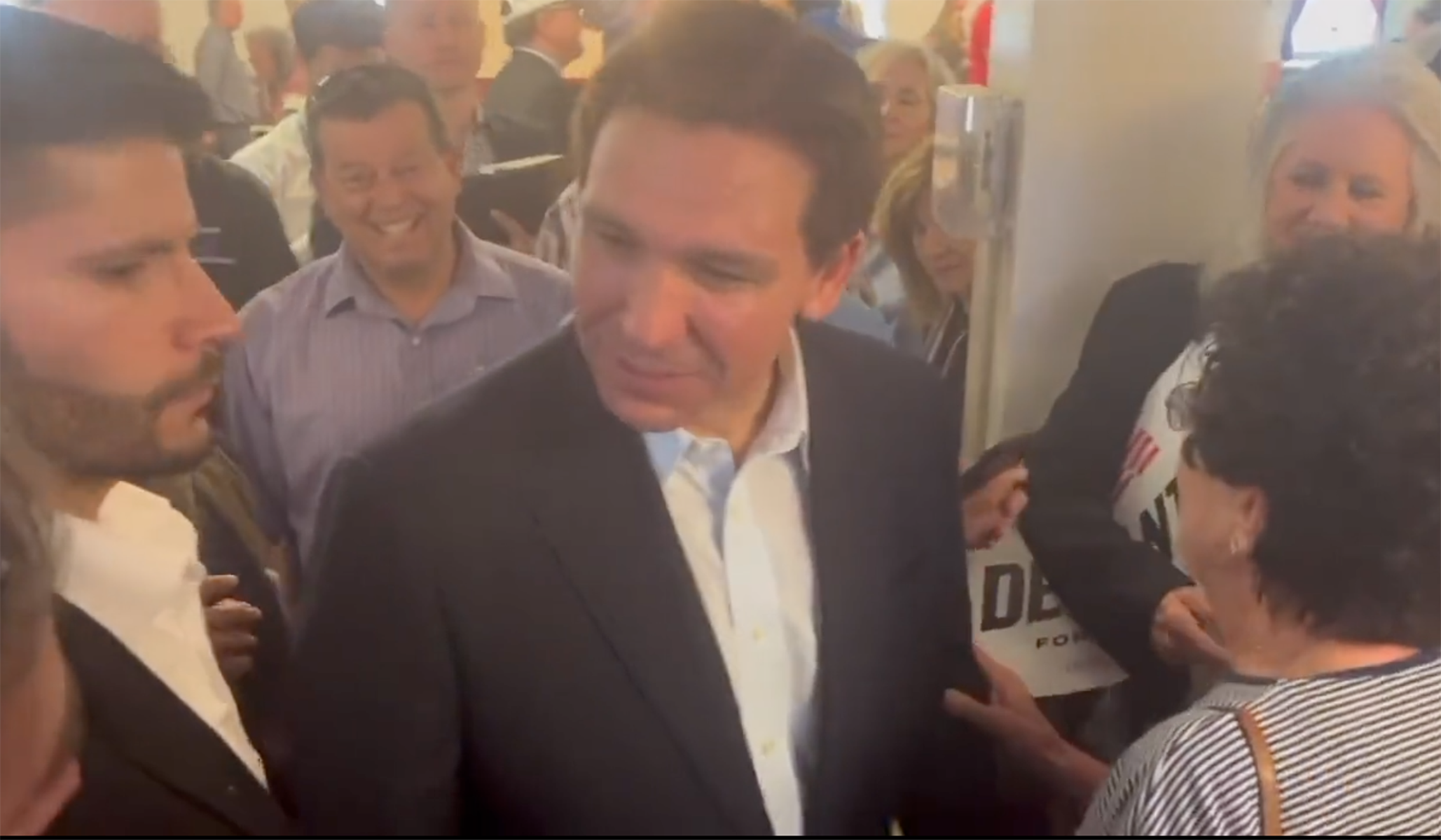 NextImg:WATCH: DeSantis Rips into Reporter Who Accused Him of Dodging Voters: ‘Are You Blind?’ 